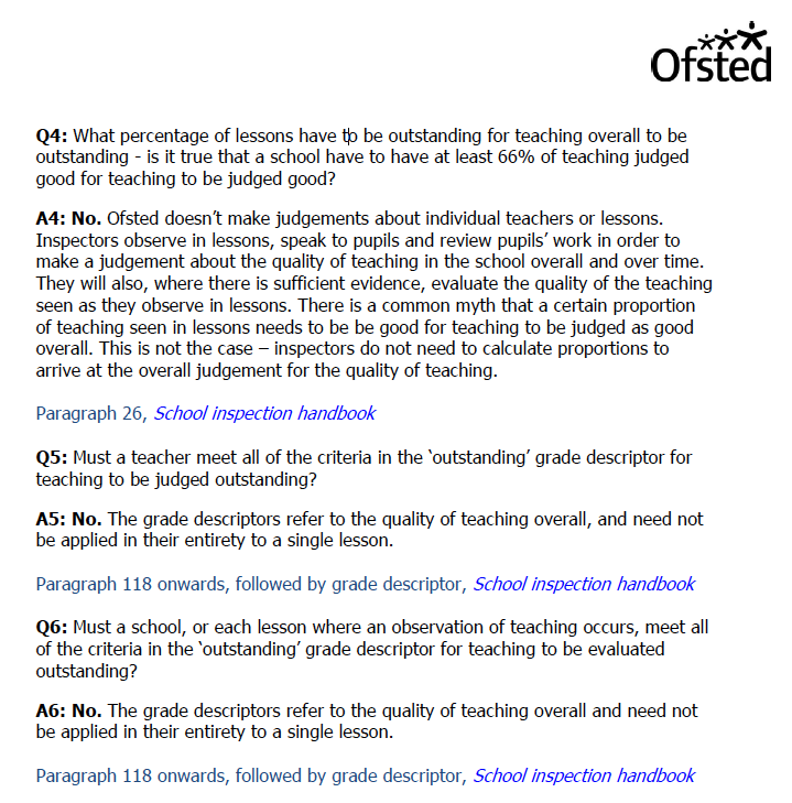 Meeting OfSTED: The Game has Changed. | headguruteacher