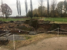 The gas chamber and crematorium - demolished but still a grim reminder. This is where so many people were murdered.